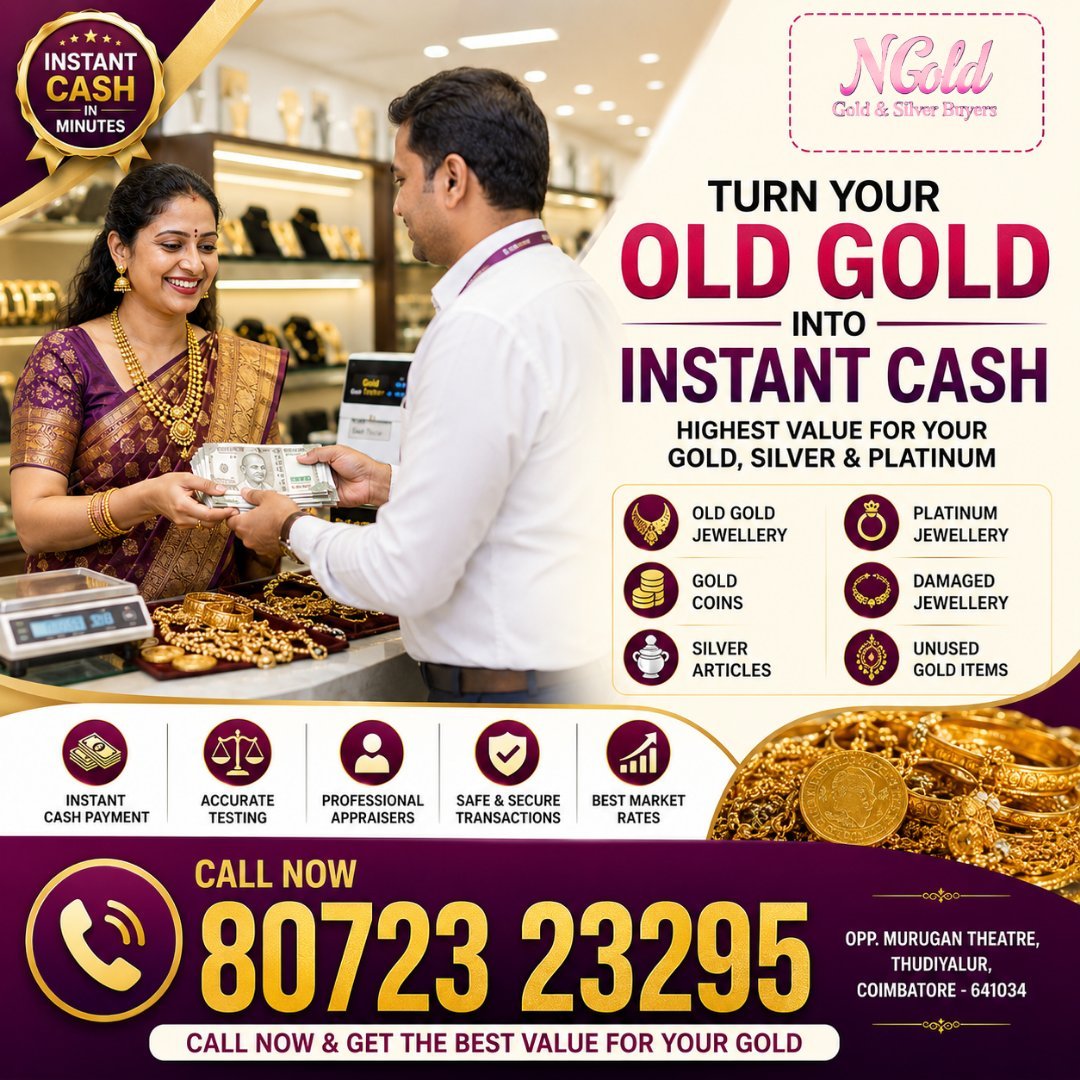 N Gold and Silver Buyers - turn your old gold into instant cash